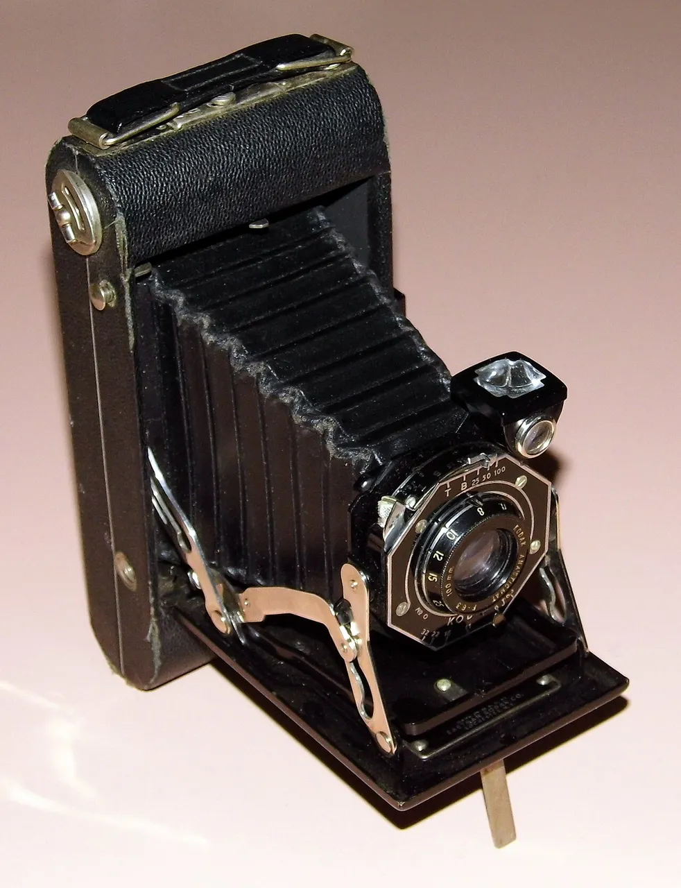 Vintage folding film camera