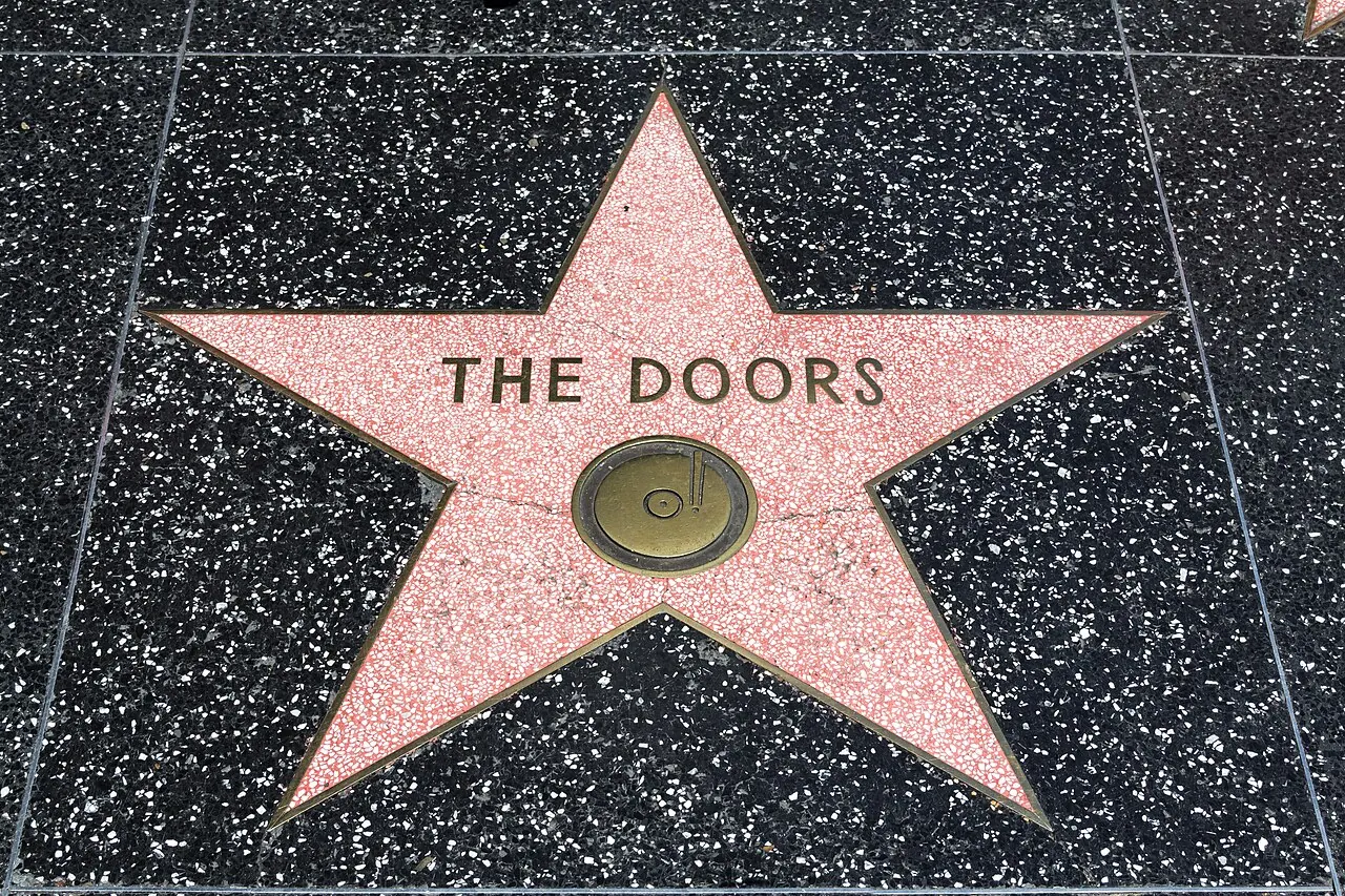 A star on the Hollywood Walk of Fame