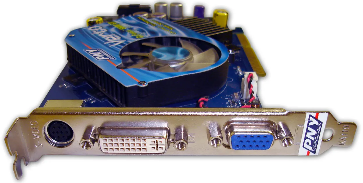 A graphics card, the kind of chip used to run neural networks