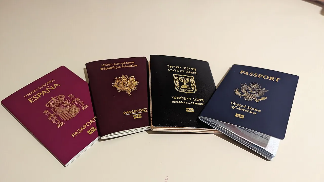 Passports from several countries